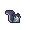 Farmer Squirrel in-game pixel portrait